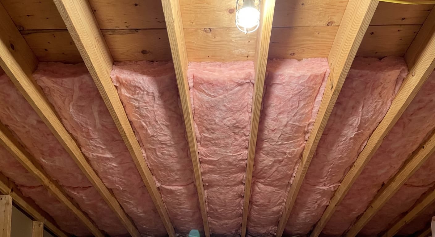 NJ attic after full rodent remediation and insulation replacement