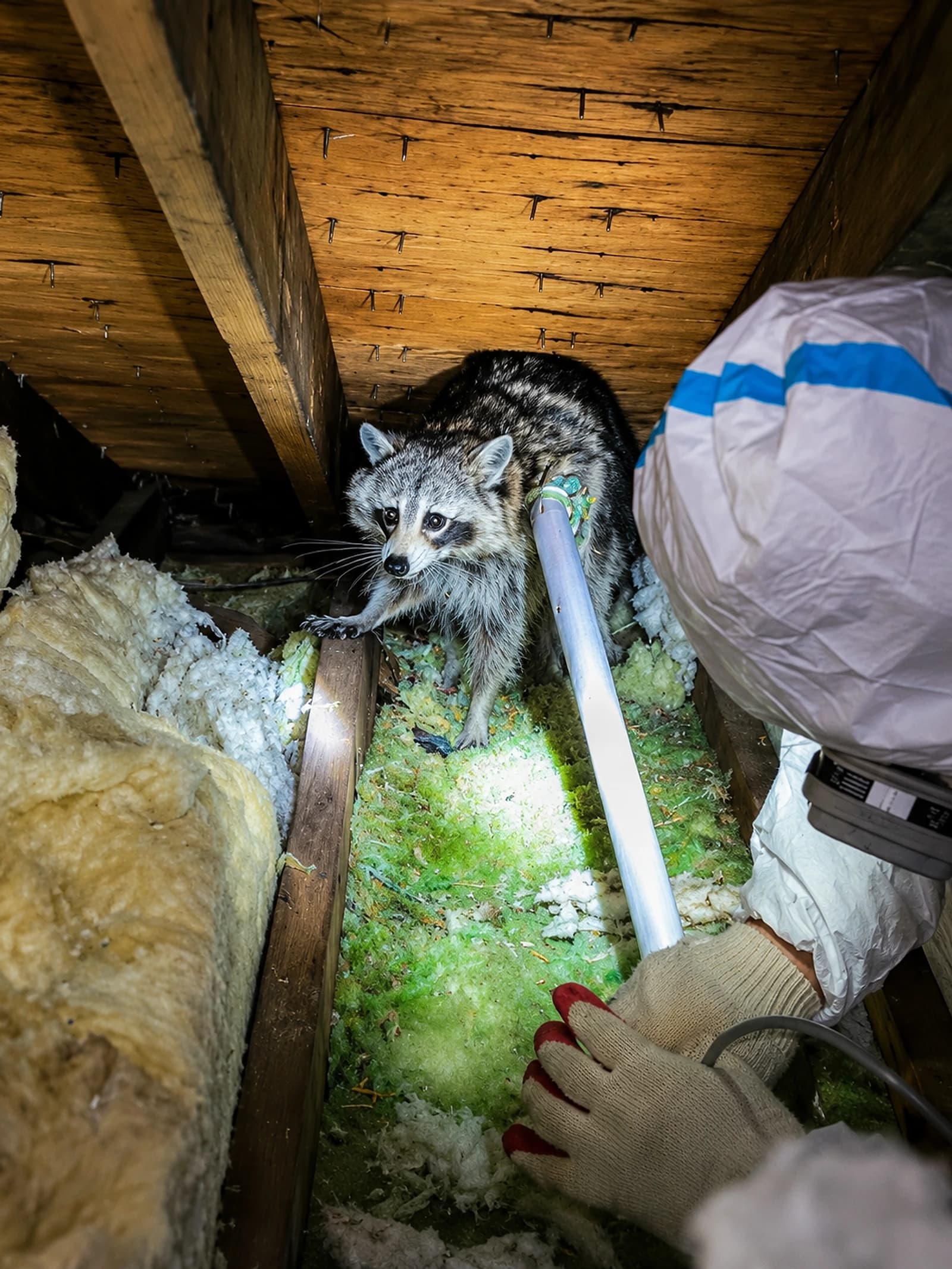 Animals in the attic